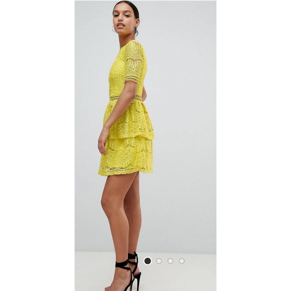 Lace mini dress
